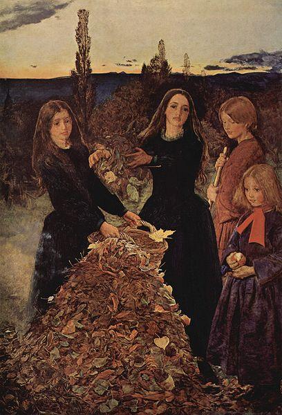 Sir John Everett Millais Herbstlaub oil painting image